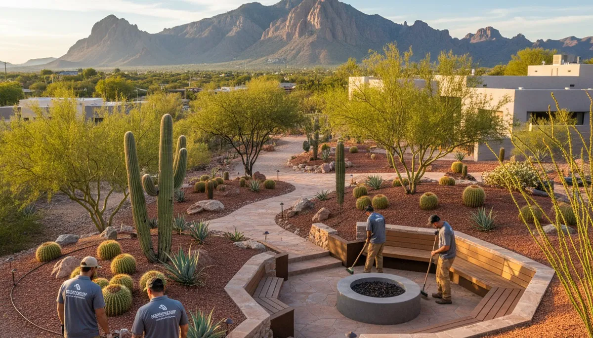 Scottsdale, AZ landscaping services for desert lawns, irrigation, and outdoor property maintenance