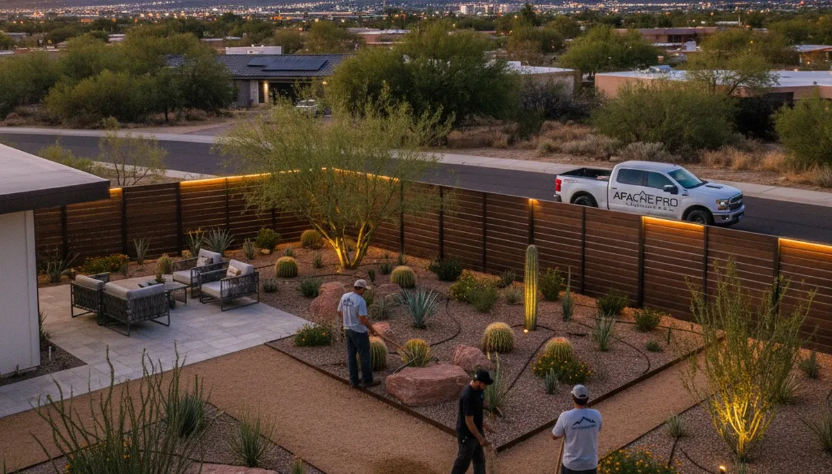 Scottsdale, AZ landscaping service for desert yard design and maintenance